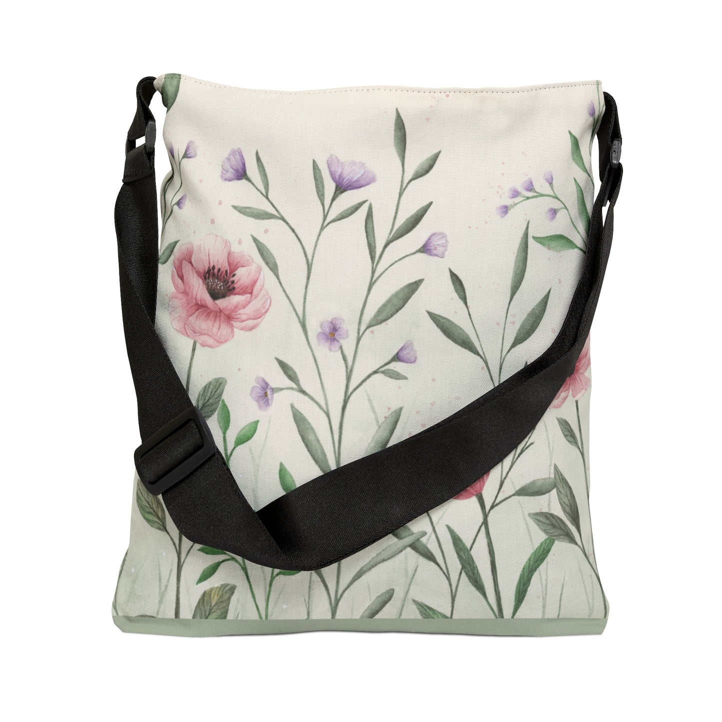 Adjustable Tote Bag - Spring Blossoms