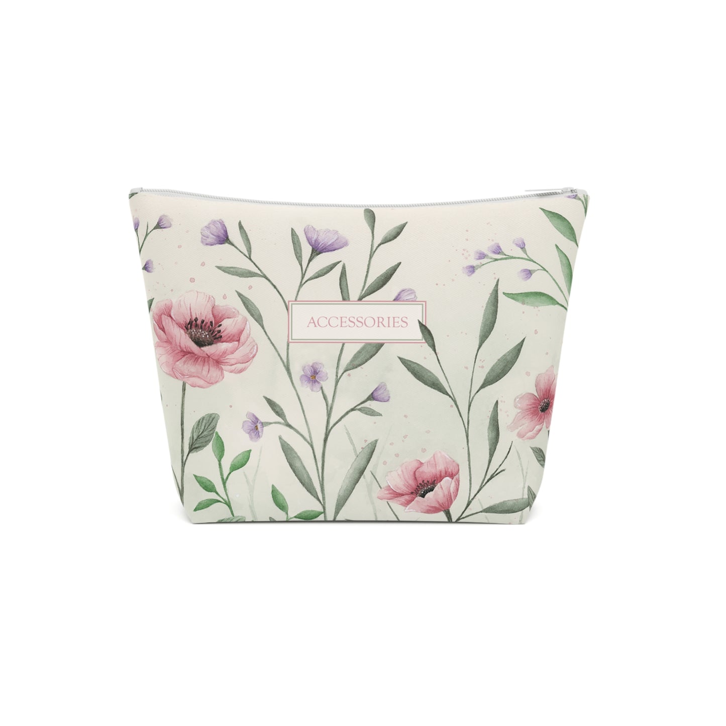 Cotton Cosmetic Bag - Spring Blossoms