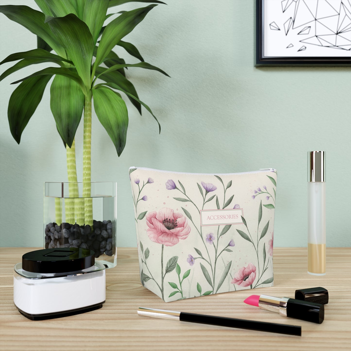 Cotton Cosmetic Bag - Spring Blossoms