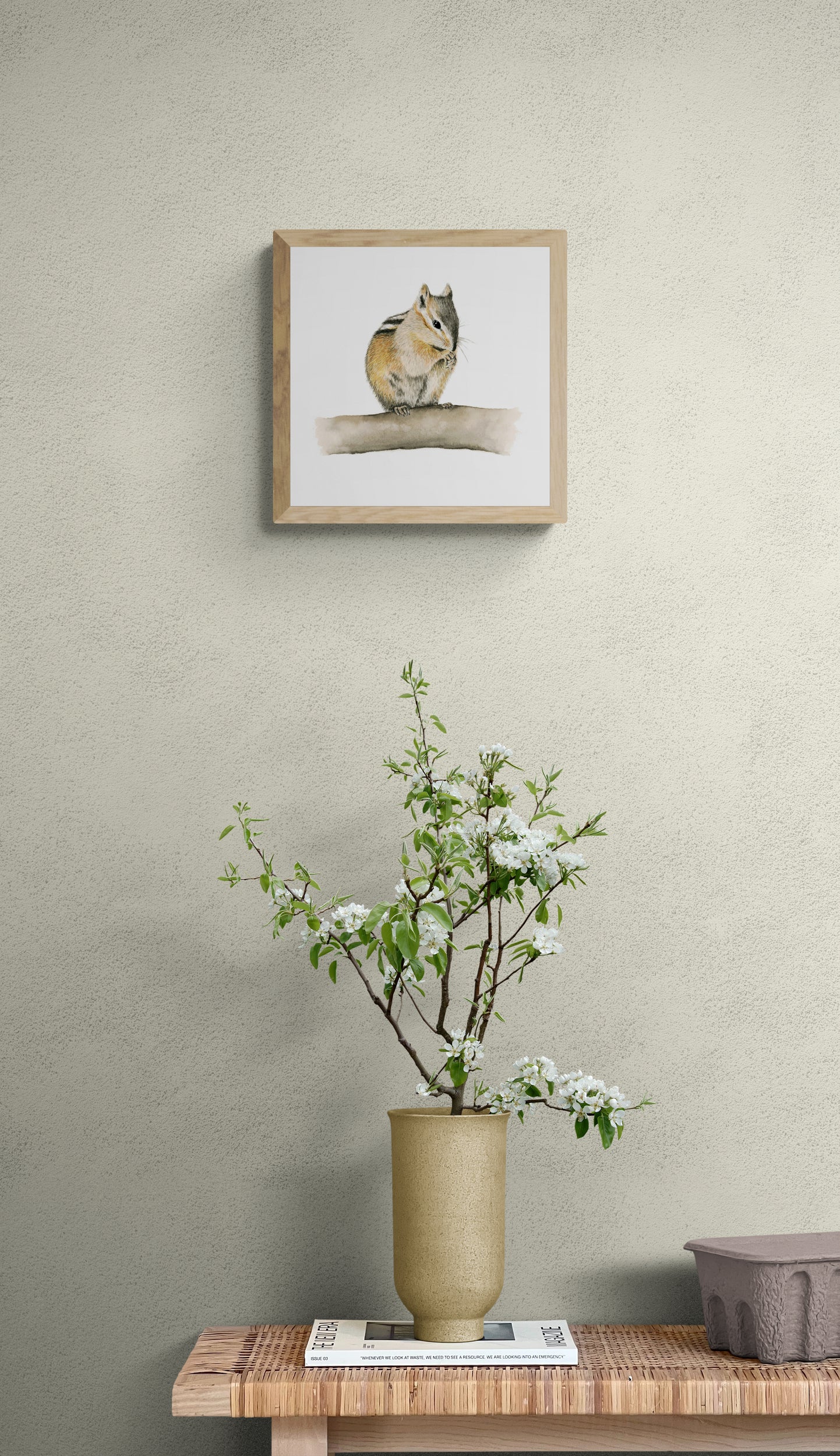 Squirrel - Watercolor Wall Art