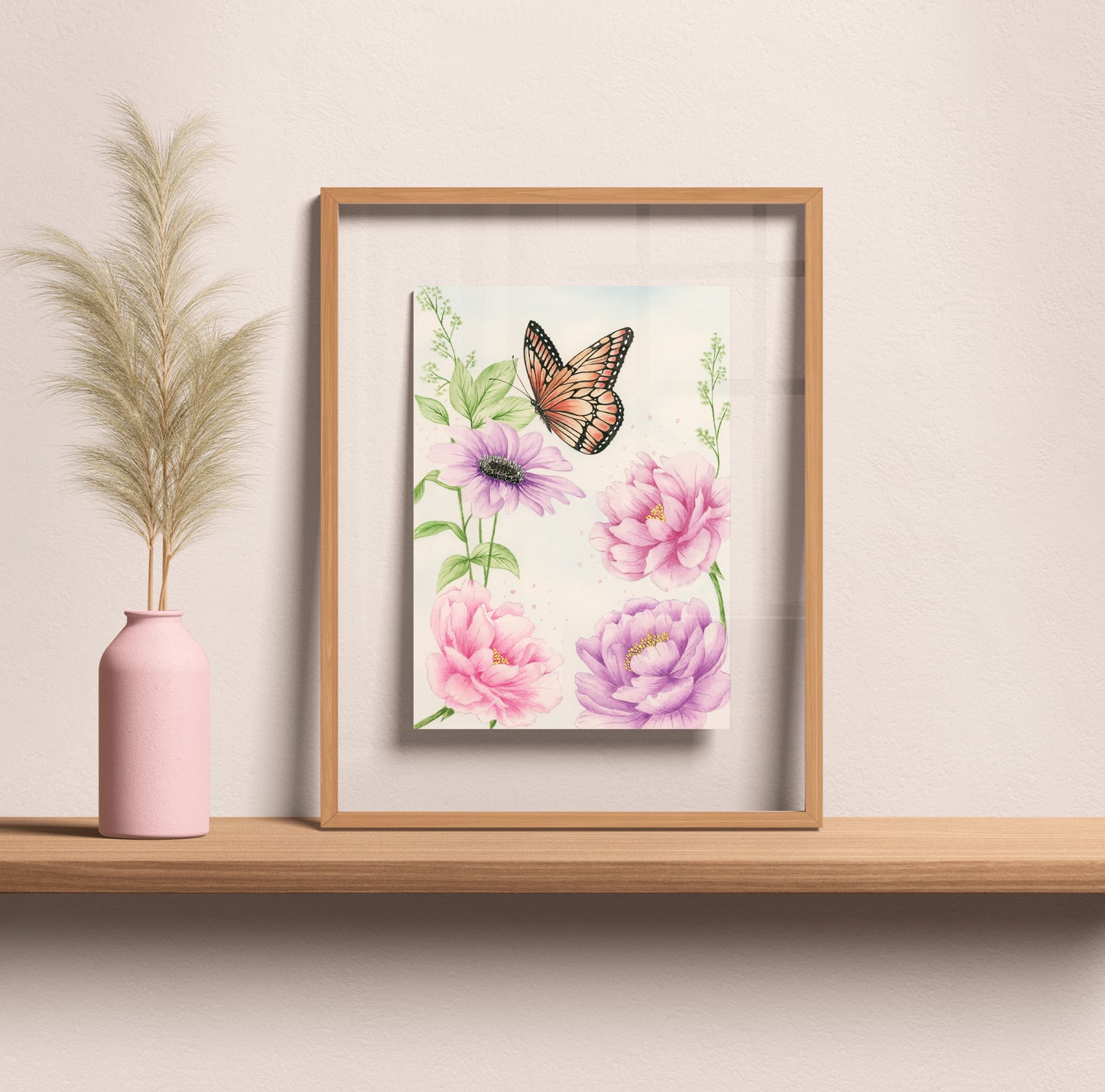 Monarch Butterfly - Watercolor Painting