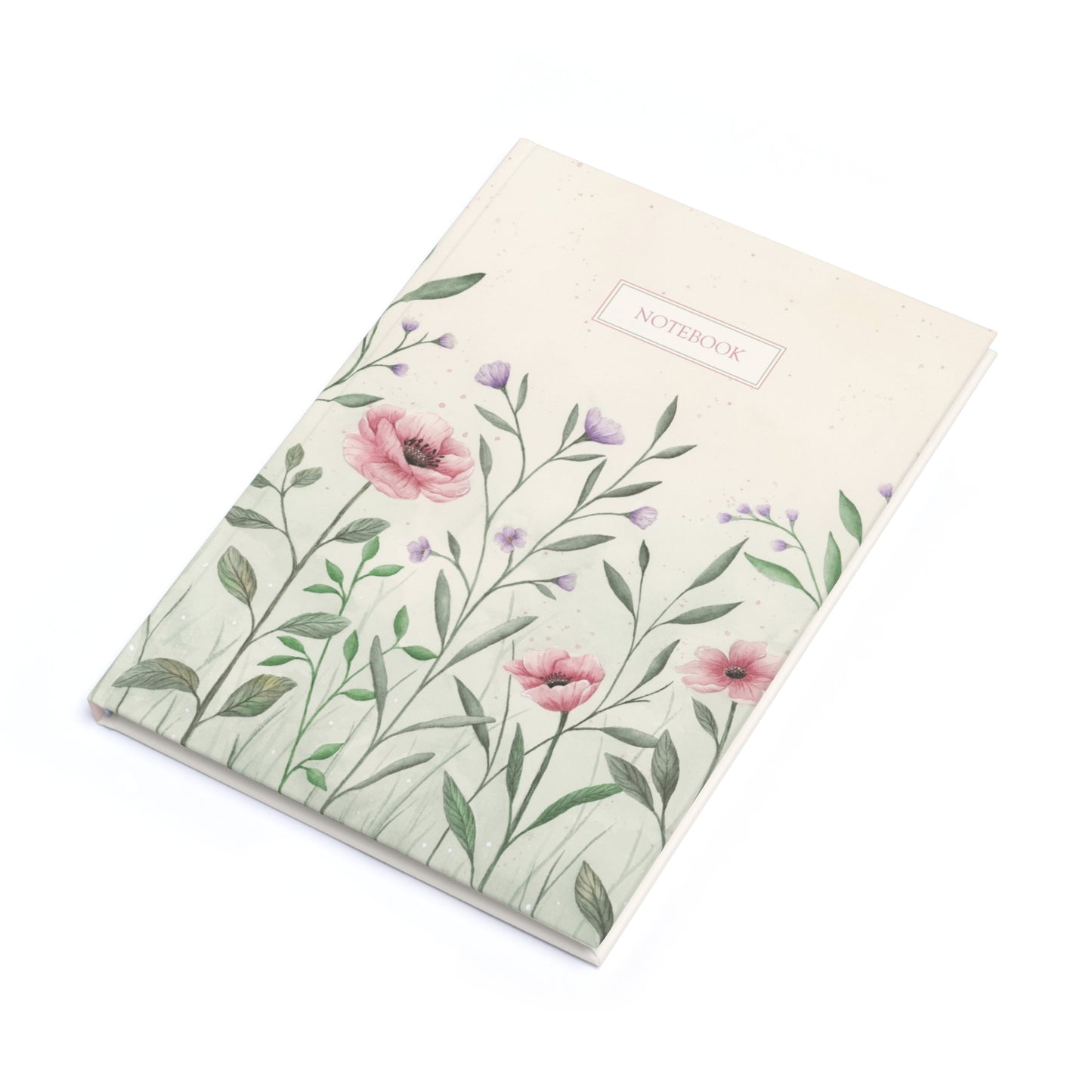 Elegant Floral Hardcover Journal - A5 Notebook for Writing and Journaling