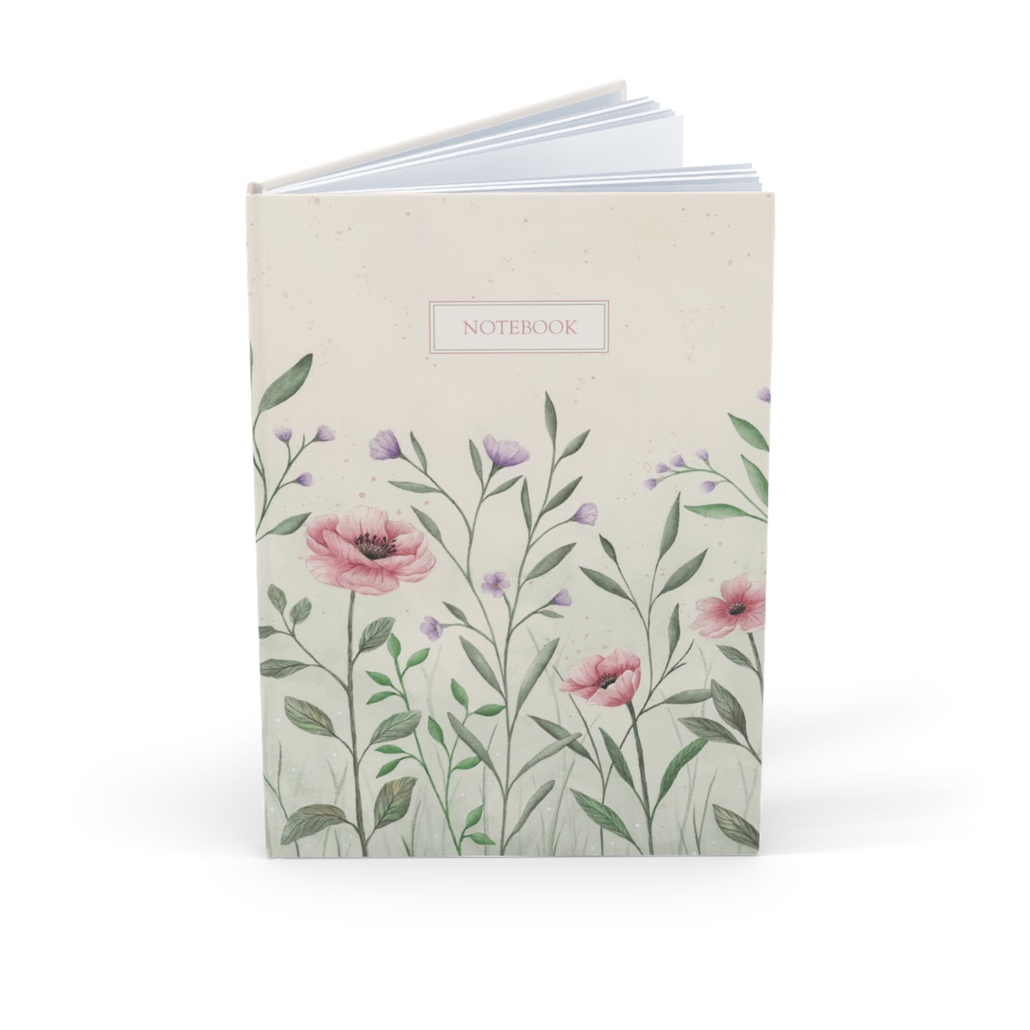 Elegant Floral Hardcover Journal - A5 Notebook for Writing and Journaling