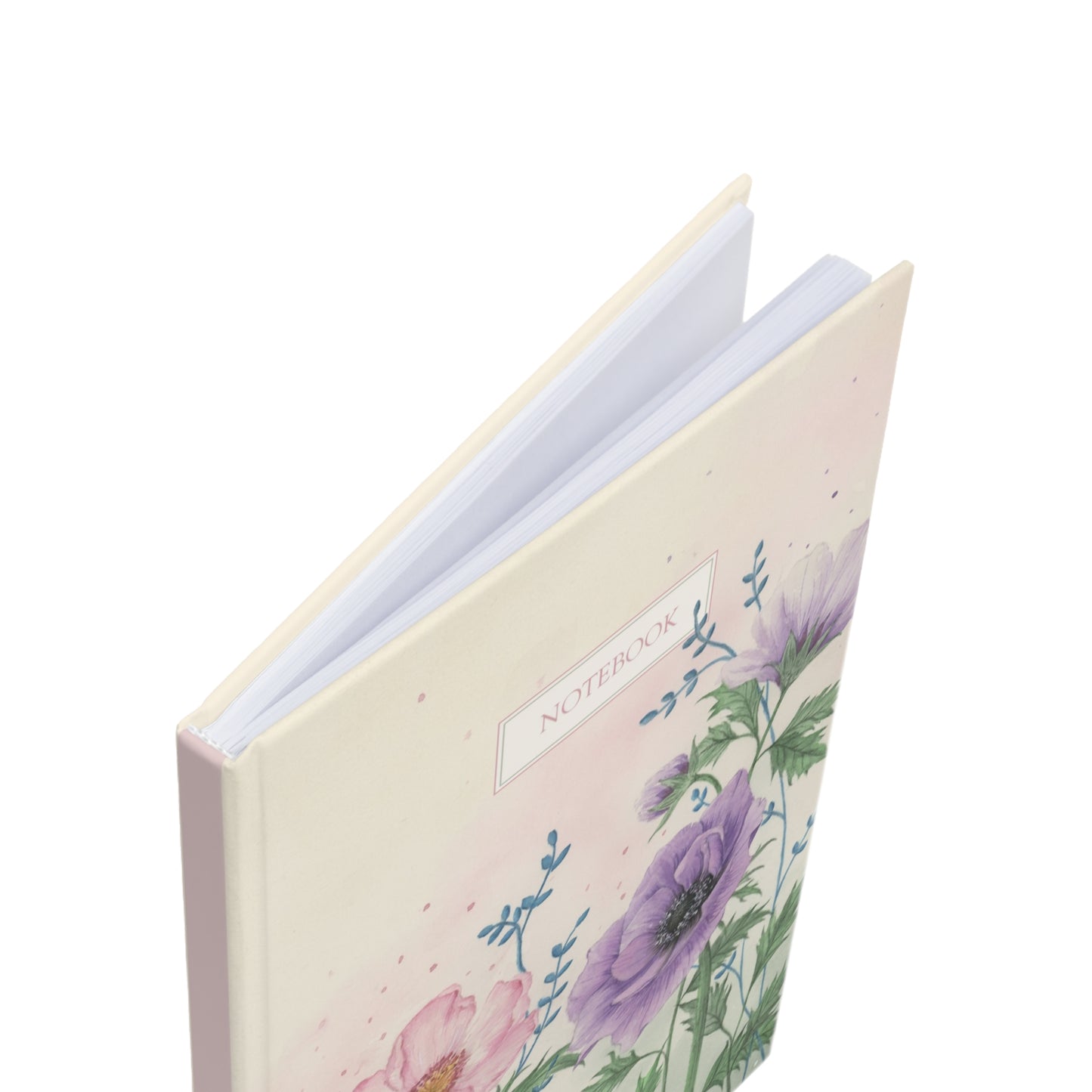 Floral Hardcover Journal - A5 Notebook for Creative Writing & Reflection