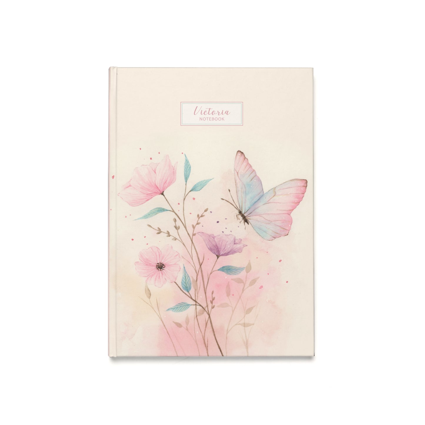 Custom Floral Notebook – Personalized A5 Journal