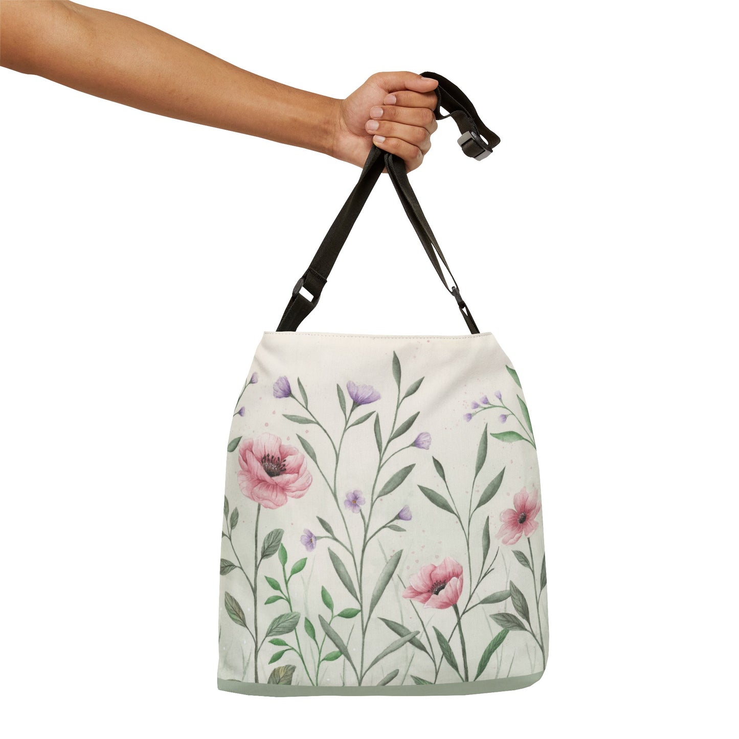 Adjustable Tote Bag - Spring Blossoms