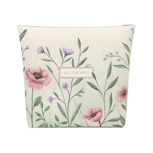 Cotton Cosmetic Bag - Spring Blossoms