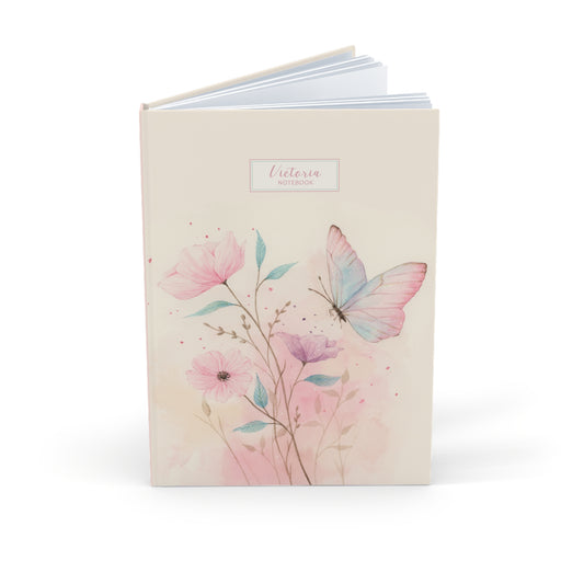 Custom Floral Notebook – Personalized A5 Journal