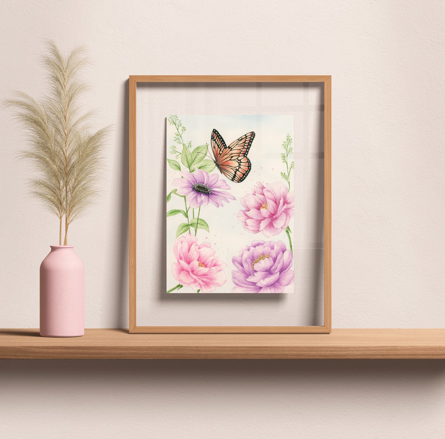 Monarch Butterfly - Original Watercolor Painting